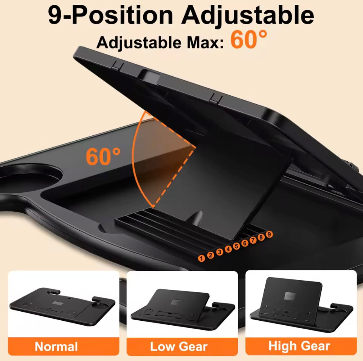 Portable Laptop Table – Anti-Slip & Travel Friendly