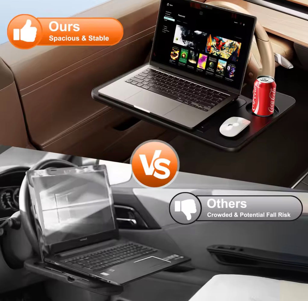Portable Laptop Table – Anti-Slip & Travel Friendly